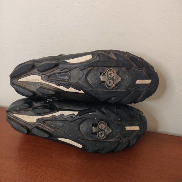 Shimano Mens Cycling Clip-in Shoes Black Size 42 (US 8.3) Hook & Loop Closure - Picture 6 of 8